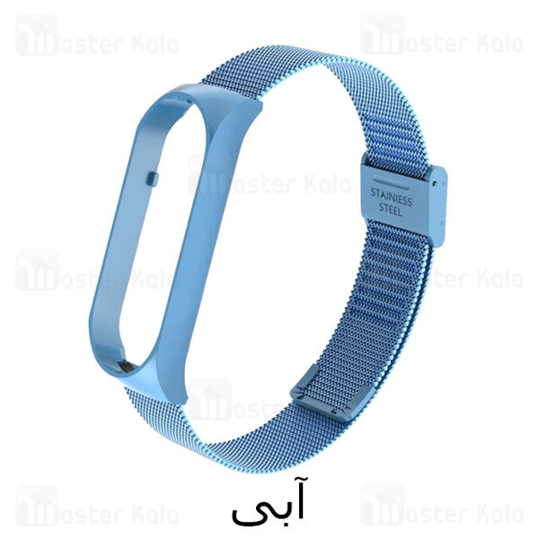 بند دستبند سلامتی شیائومی Xiaomi Mi Band 5 / 6 Milanese Magnet Wrist Strap Buckle