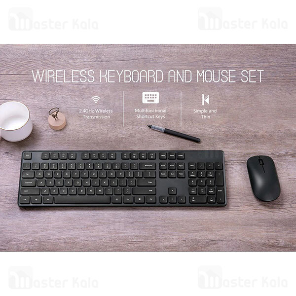 موس و کیبورد وایرلس شیائومی Xiaomi Mi Wireless Keyboard and Mouse Set WXJSO1YM