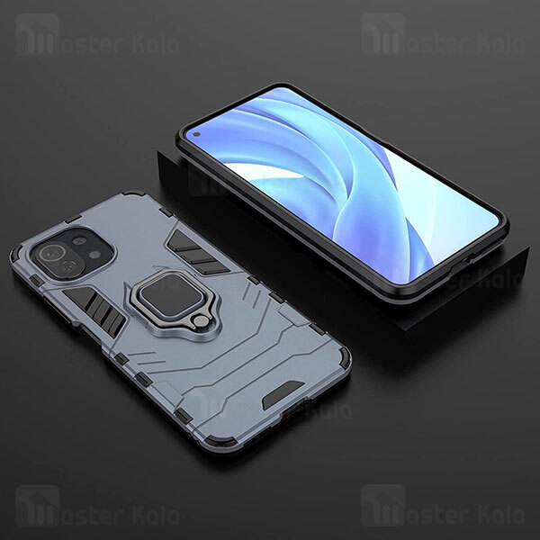 قاب ضد ضربه Xiaomi Mi 11 Lite / Mi 11 Lite 5G KEYSION Shockproof Armor Ring Holder Case