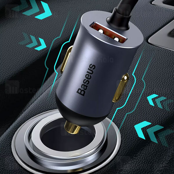 شارژر فندکی فست شارژ بیسوس Baseus Share Together PPS Car Charger دارای 4 پورت و توان 120 وات