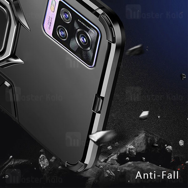 قاب ضد ضربه Vivo V20 KEYSION Shockproof Armor Ring Holder Case