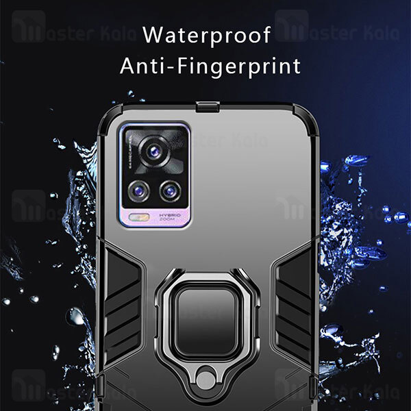 قاب ضد ضربه Vivo V20 KEYSION Shockproof Armor Ring Holder Case