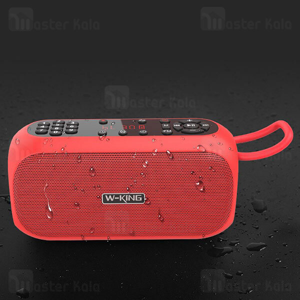 اسپیکر بلوتوث دبلیو کینگ W-King X3 Portable Wireless Speaker توان 10 وات رم و فلش خور