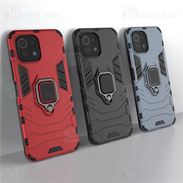 قاب ضد ضربه Xiaomi Mi 11 Lite / Mi 11 Lite 5G KEYSION Shockproof Armor Ring Holder Case