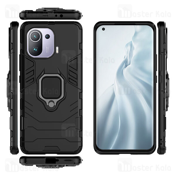 قاب ضد ضربه Xiaomi Mi 11 Pro KEYSION Shockproof Armor Ring Holder Case