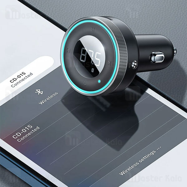 شارژر فندکی و پخش کننده بلوتوث بیسوس Baseus Enjoy Car Wireless MP3 Charger CCLH-01 توان 17 وات