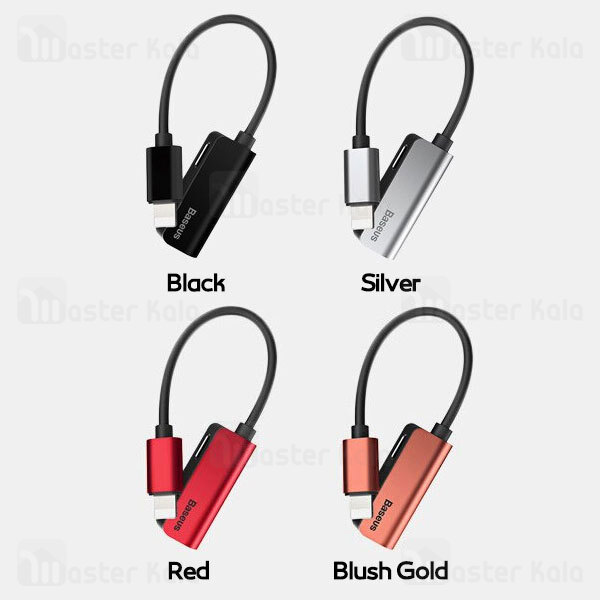 کابل تبدیل یک به دو لایتنینگ Baseus L37 iP Male to iP+iP Female Adapter CALL37-01 توان 2 آمپر