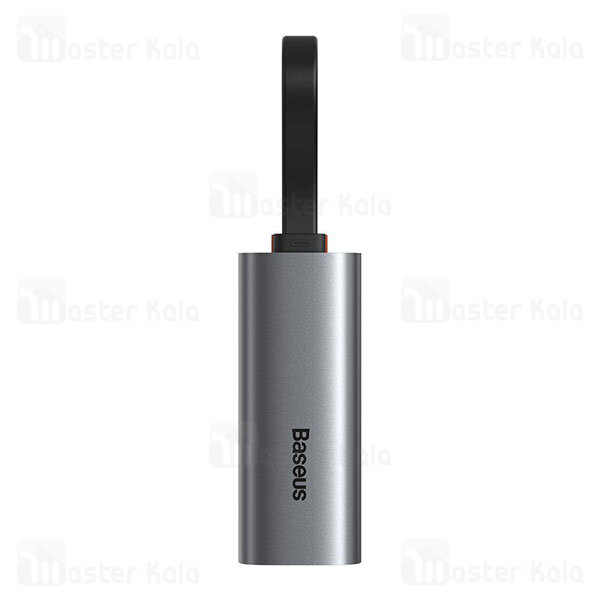 کابل تبدیل USB و Type C به LAN بیسوس Baseus Steel Cannon USB A And Type C Bidirectional Gigabit LAN Adapter CAHUB-AF0G
