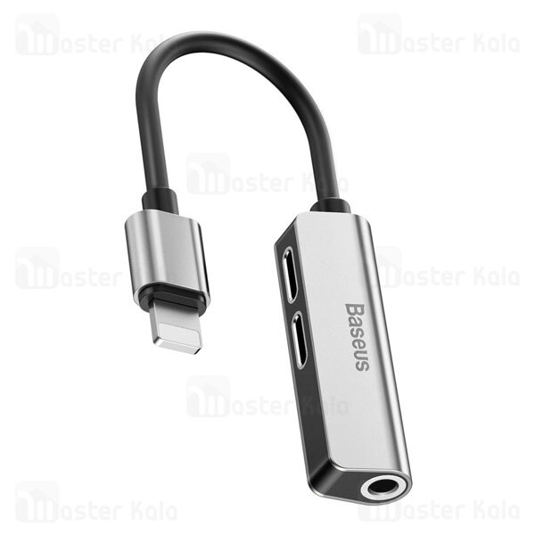 کابل تبدیل Lightning اتصال همزمان هندزفری و شارژر Baseus Audio Converter CALL52-01