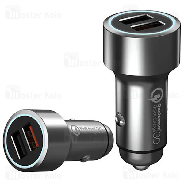 شارژر فندکی شیائومی Xiaomi 70mai Midrive CC02 QC3.0 Dual USB Car Charger