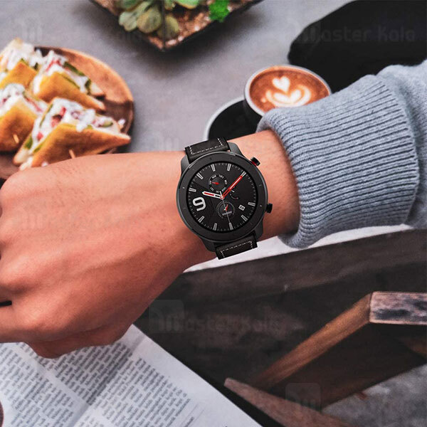 بند چرمی ساعت هوشمند Xiaomi Amazfit GTR 42mm Smart Watch Leather Strap