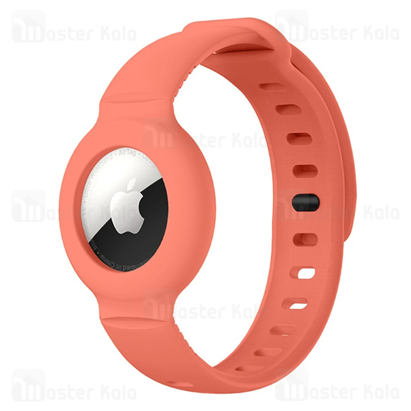 دستبند محافظ سیلیکونی ایرتگ اپل Apple AirTag Silicone Wristband Case