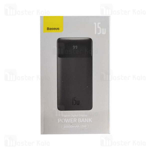 پاوربانک Baseus Bipow Digital Display 30000mAh 15W Power Bank PPDML-K01