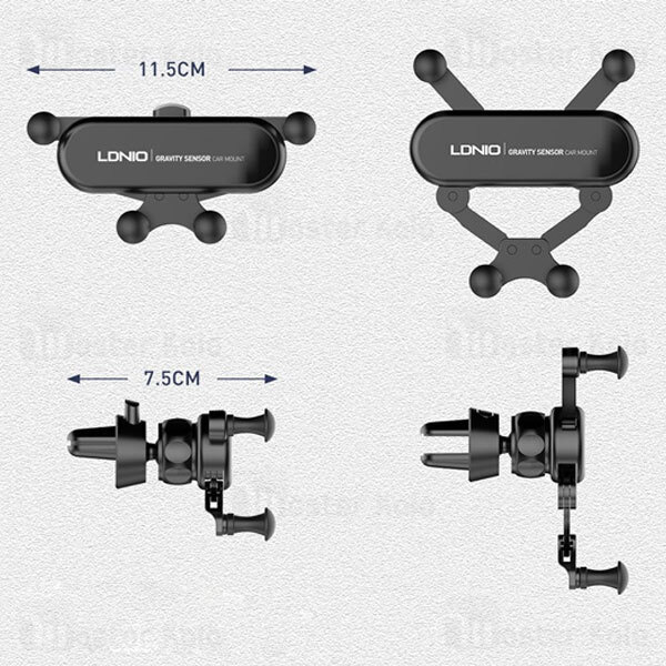 هولدر دریچه کولری الدینیو LDNIO MG03 Gravity Mechanical Car Mount Holder