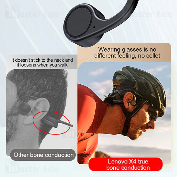 هندزفری بلوتوث القایی لنوو Lenovo X4 Bone Conduction IP56