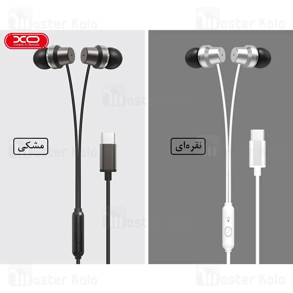 هندزفری سیمی ایکس او XO EP27 Remote Music Metal Type C Earphone با کانکتور Type C