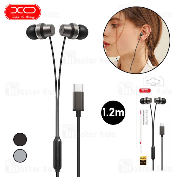 هندزفری سیمی ایکس او XO EP27 Remote Music Metal Type C Earphone با کانکتور Type C