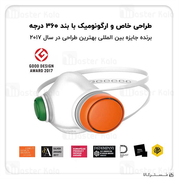 ماسک فیلتردار شیائومی Xiaomi Airmotion Woobi Plus F95 Pm2.5 با بند 360 درجه