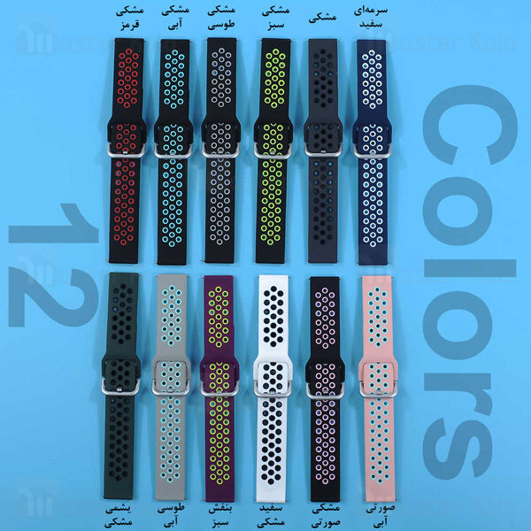 بند سیلیکونی طرح نایکی ساعت هوشمند Xiaomi Amazfit GTS / GTS 2 / 2e / GTS 2 mini Strap Silicone Band