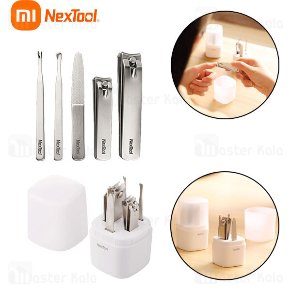 ست 5 عددی مانیکور شیائومی Xiaomi NexTool Stainless Steel Nail Clipper Set B9-3