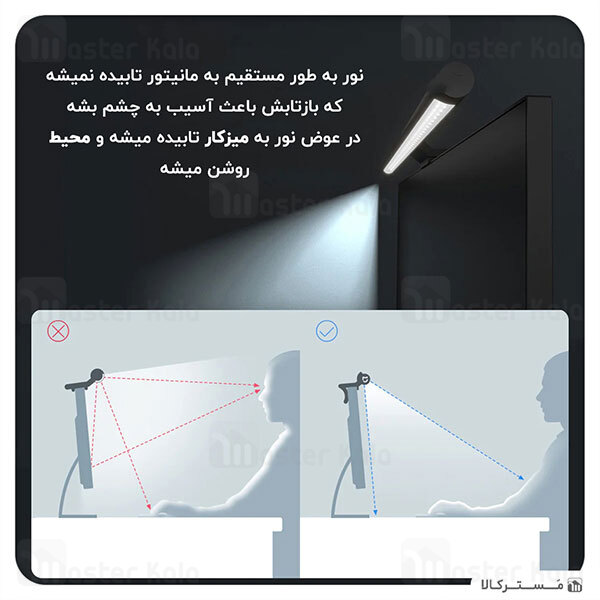 لامپ گیره ای صفحه نمایش شیائومی Xiaomi Mi Computer Monitor Light Bar MJGJD01YL