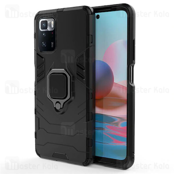 قاب ضد ضربه Xiaomi Redmi Note 10 Pro 5G (China) KEYSION Shockproof Armor Ring Holder Case