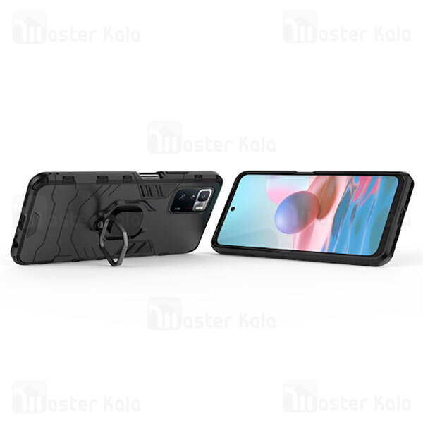 قاب ضد ضربه Xiaomi Redmi Note 10 Pro 5G (China) KEYSION Shockproof Armor Ring Holder Case