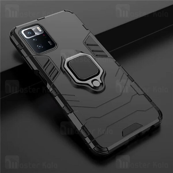 قاب ضد ضربه Xiaomi Redmi Note 10 Pro 5G (China) KEYSION Shockproof Armor Ring Holder Case