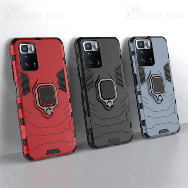 قاب ضد ضربه Xiaomi Redmi Note 10 Pro 5G (China) KEYSION Shockproof Armor Ring Holder Case