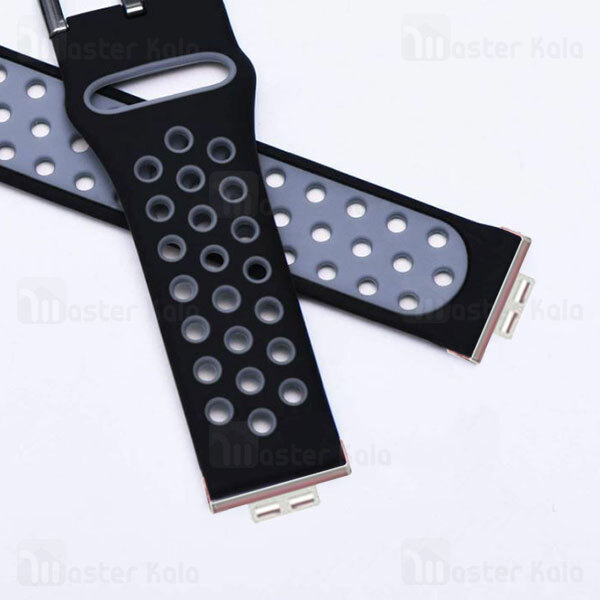 بند سیلیکونی ساعت هوشمند Double Color Sports Silicone Strap for Huawei Watch Fit