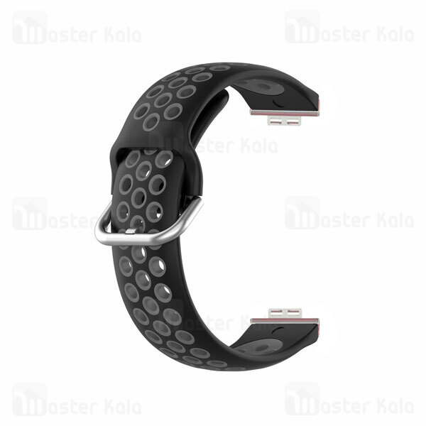 بند سیلیکونی ساعت هوشمند Double Color Sports Silicone Strap for Huawei Watch Fit