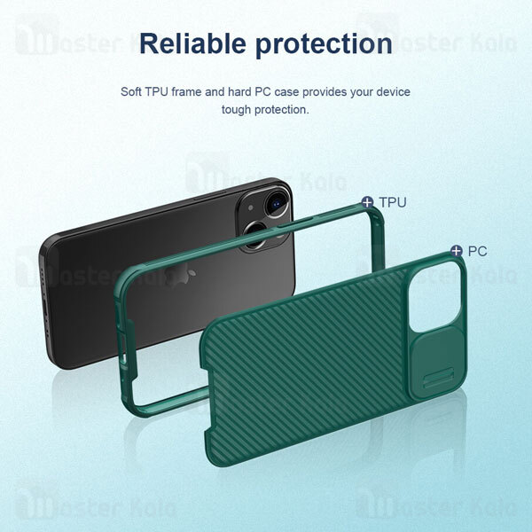 قاب محافظ نیلکین آیفون Apple iPhone 13 Mini Nillkin CamShield Pro Case دارای محافظ دوربین