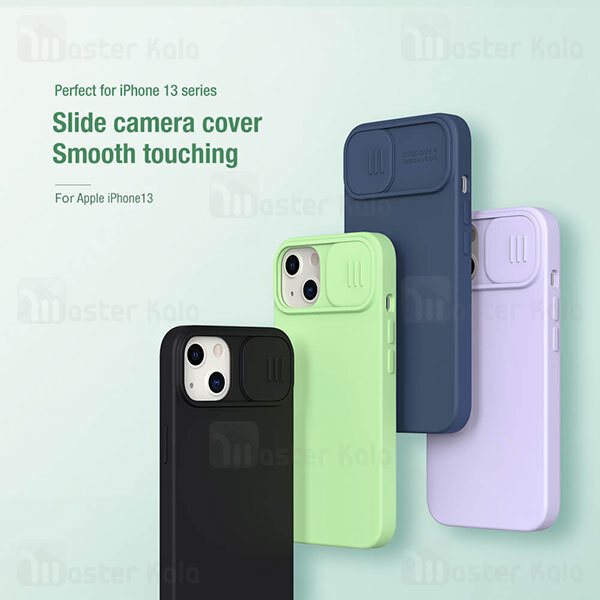 قاب سیلیکونی محافظ دوربین Apple iPhone 13 Nillkin CamShield Silky Silicon Case with Camera Protection