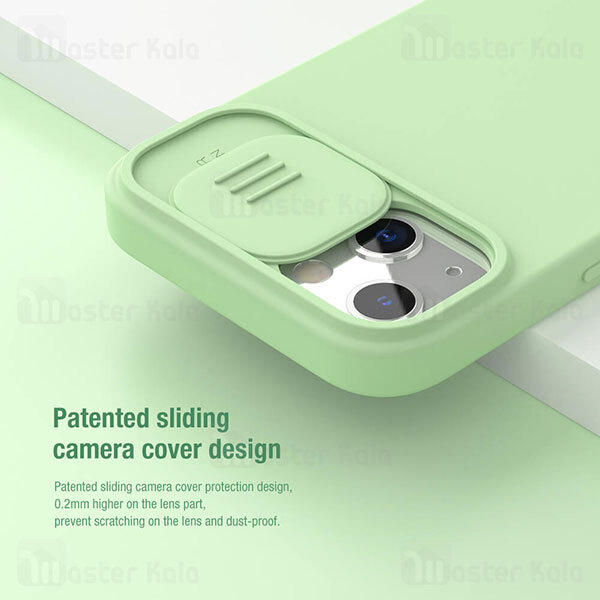 قاب سیلیکونی محافظ دوربین Apple iPhone 13 Nillkin CamShield Silky Silicon Case with Camera Protection