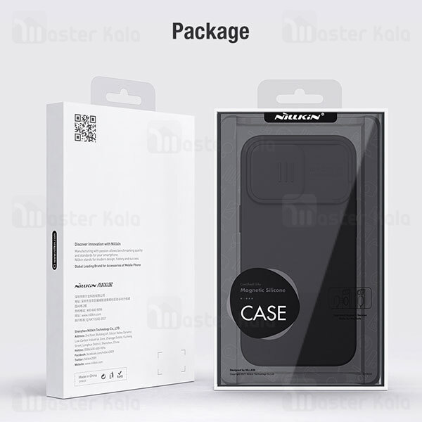 قاب سیلیکونی مگنتی محافظ دوربین Apple iPhone 13 Pro Nillkin CamShield Silky Magnetic Silicon Case with Camera Protection