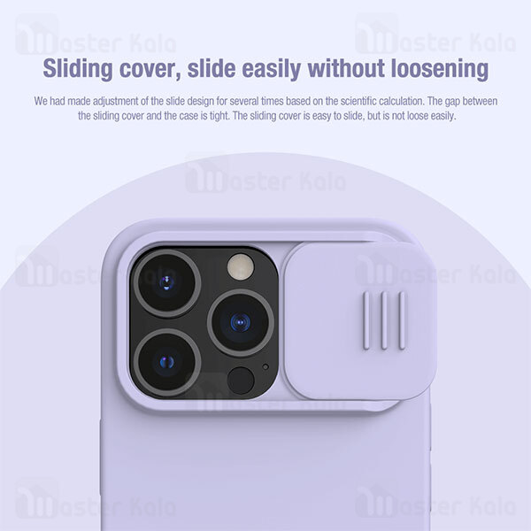 قاب سیلیکونی مگنتی محافظ دوربین Apple iPhone 13 Pro Nillkin CamShield Silky Magnetic Silicon Case with Camera Protection