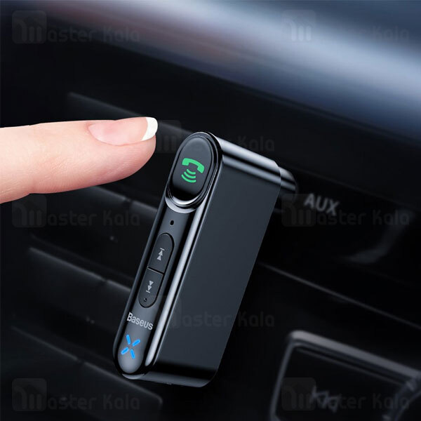 گیرنده بلوتوث اتومبیل بیسوس Baseus Qiyin AUX Car Bluetooth Receiver WXQY-01