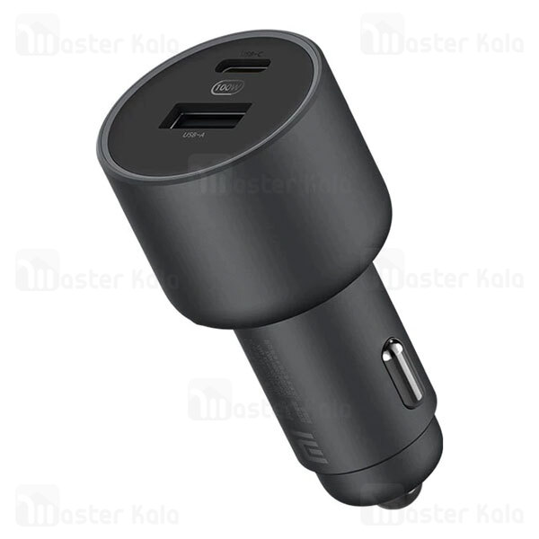 شارژر فندکی فست شارژ شیائومی Xiaomi Car Charger Fast Charging Version 1A1C CC07ZM توان 100 وات