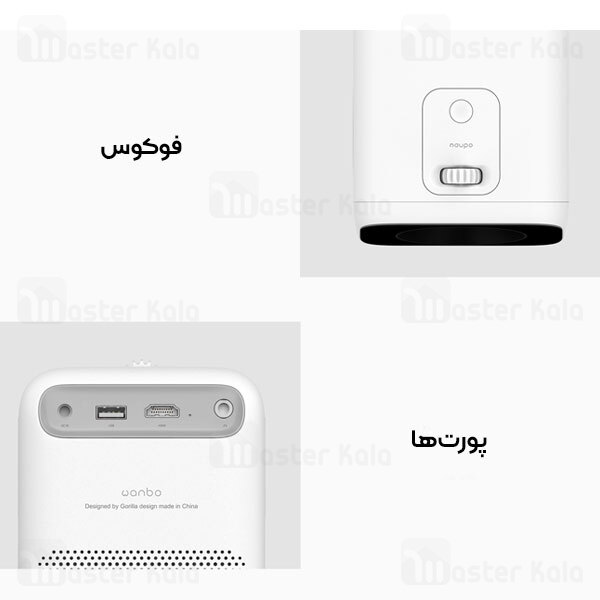 ویدیو پروژکتور اسپیکردار Xiaomi Wanbo T2 Mini LED Portable Projector