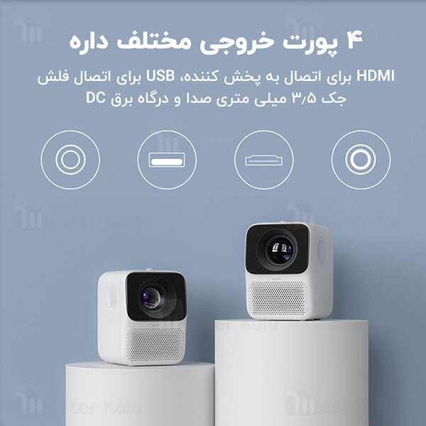 ویدیو پروژکتور اسپیکردار Xiaomi Wanbo T2 Mini LED Portable Projector