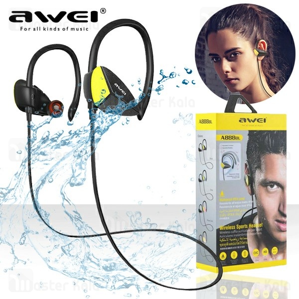 هندزفری بلوتوث اوی Awei A888BL Wireless Sports Earphone ضد آب IPX4