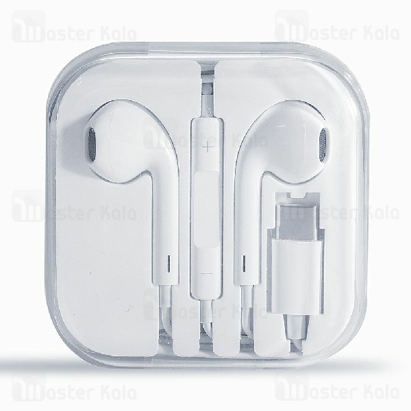 هندزفری سیمی طرح ایرپاد دیویا Devia EM048 EarPods با کانکتور Type-C