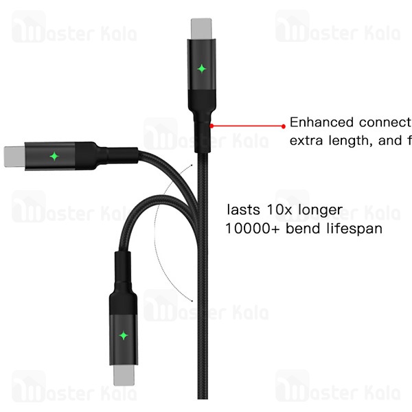 کابل میکرو یو اس بی یسیدو Yesido CA28 Auto Disconnect 2.4A دارای قطع کن خودکار