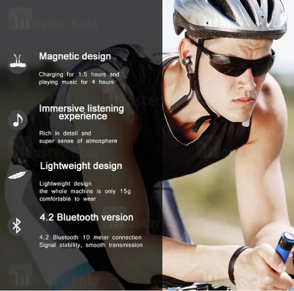 هندزفری بلوتوث اوی Awei B923BL Wireless Sports Earphone گردنی و مگنتی