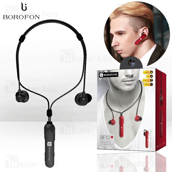 هندزفری بلوتوث بروفون Borofone BE10 Bluetooth Earphone طراحی دوگانه