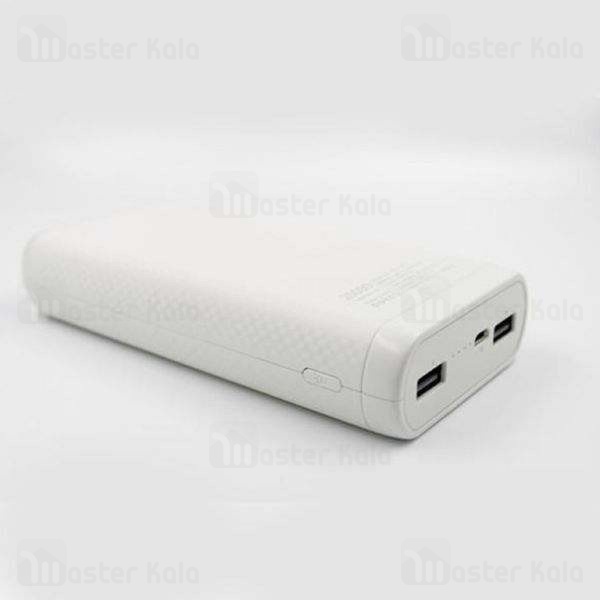 پاوربانک 20000 میلی آمپرKOLUMAN KP-105 دارای چراغ قوه با توان 2.1 آمپر