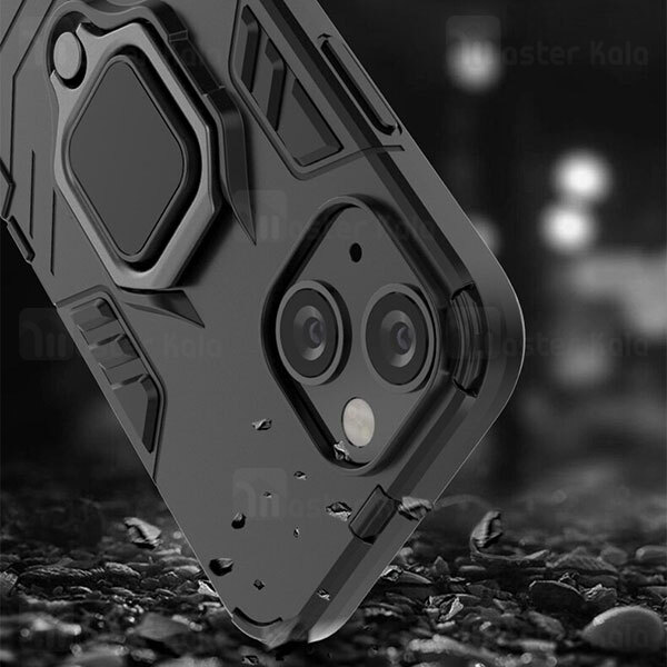 گارد ضد ضربه انگشتی آیفون Apple iPhone 13 KEYSION ShockProof Armor Ring