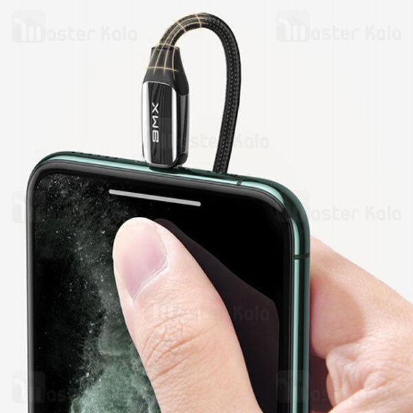 کابل فست شارژ Type C به لایتنینگ بیسوس Baseus BMX Sequins CATLLP-A01 1.2m طول 1.2 متر و توان 18 وات