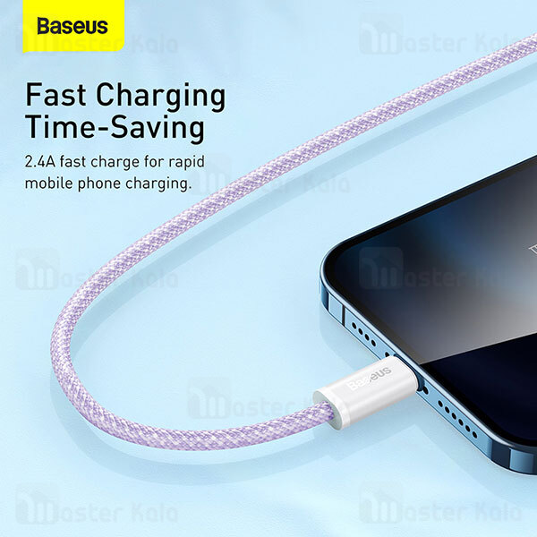 کابل لایتنینگ Baseus Dynamic Series Fast Charging Data Cable USB to iP CALD000502 2.4A 2m