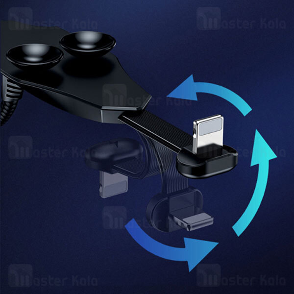 کابل لایتنینگ بیسوس Baseus Stylish Colorful Sucker CALXA-B01 طول 2 متر و توان 1.5 آمپر